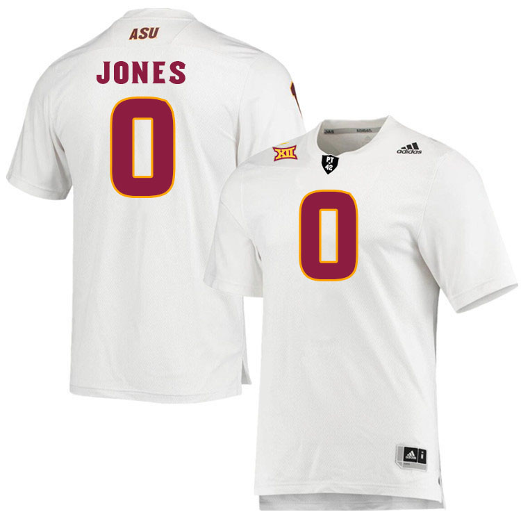 #0 Jack Jones Arizona State Sun Devils College Football Jerseys Stitched-White